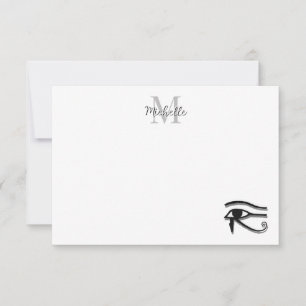 Horus-Auge Ägyptisches Symbol Benutzerdefiniertes Mitteilungskarte