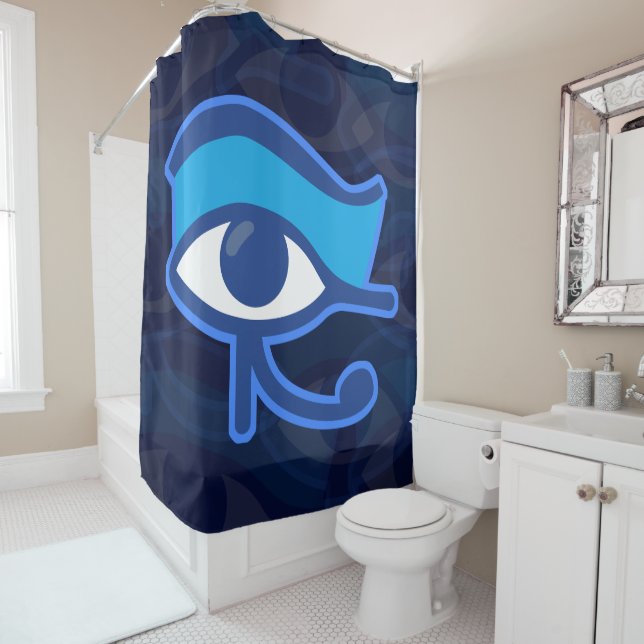 Horus Eye Duschvorhang (Beispiel)