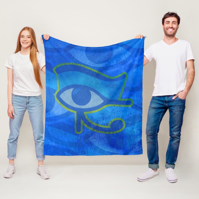 Horus Eye Fleecedecke (Beispiel)