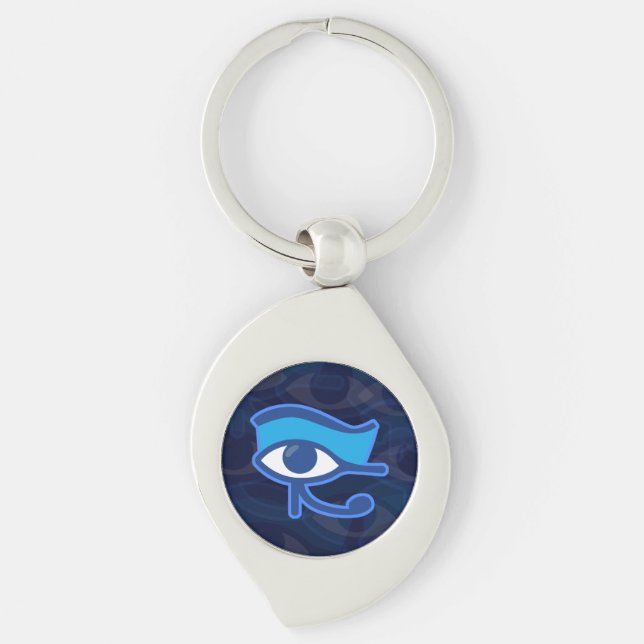 Horus Eye Metal Schlüsselanhänger (Vorderseite)