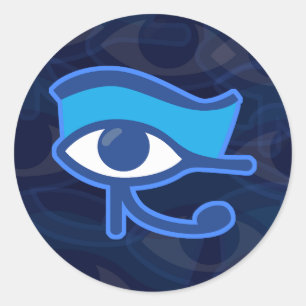 Horus Eye Runder Aufkleber
