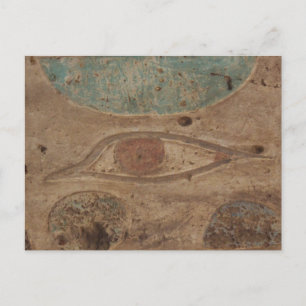 Horus Hieroglyphic Auge in Karnak Temple, Luxor Postkarte