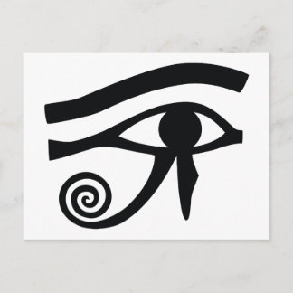 Horus Hieroglyphic Postkarte