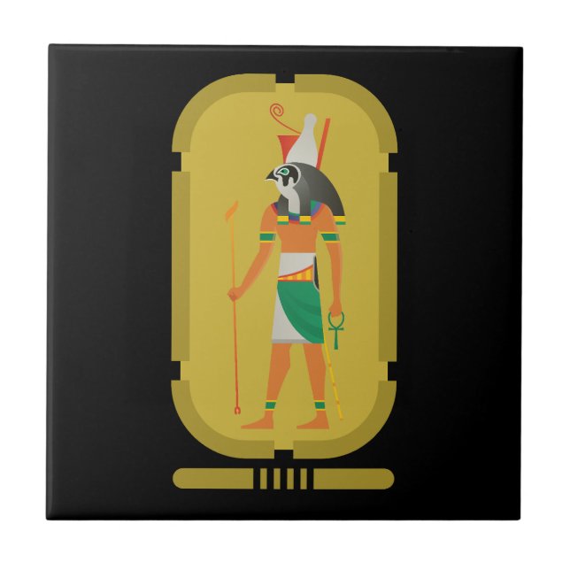 Horus Keramik Tile Fliese (Vorderseite)