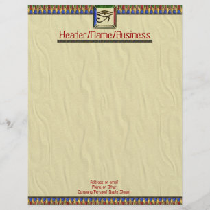 Horus Letterhead im Auge
