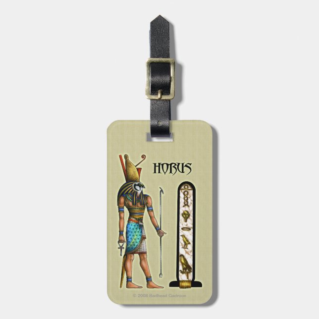 Horus Luggage Tag Gepäckanhänger (Vorderseite vertikal)