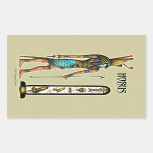 Horus Rectangle Sticker