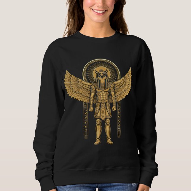 Horus with Sun Disk  Sweatshirt (Vorderseite)