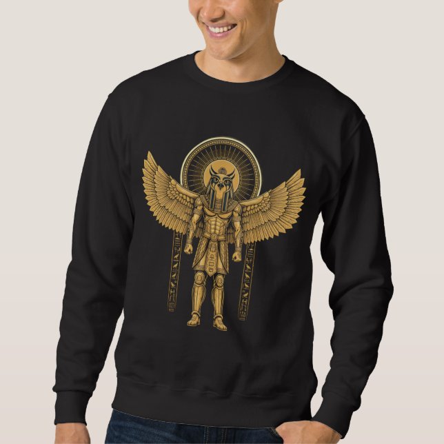 Horus with Sun Disk  Sweatshirt (Vorderseite)