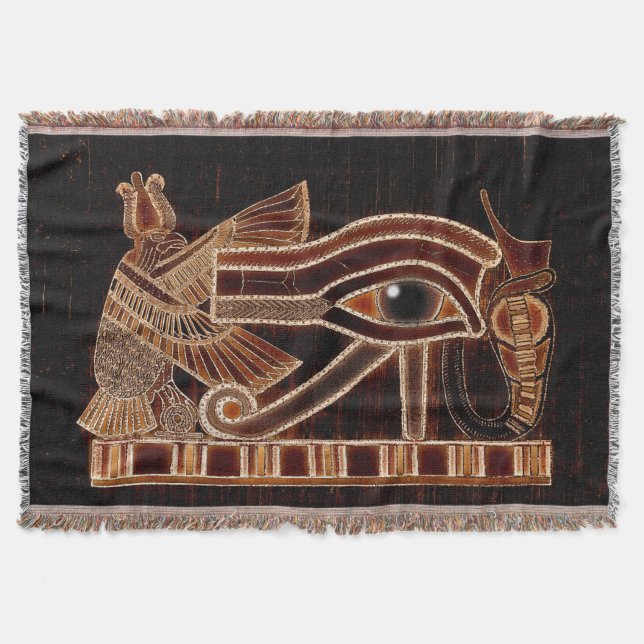 Horusauge, antike ägyptische Wadjet Art Decke (Vorderseite)