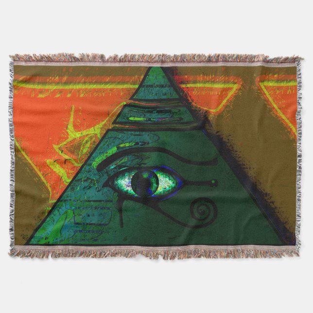 Horusauge, antike ägyptische Wadjet Art Decke (Vorderseite)