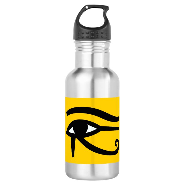 Horusauge Edelstahlflasche (Vorderseite)