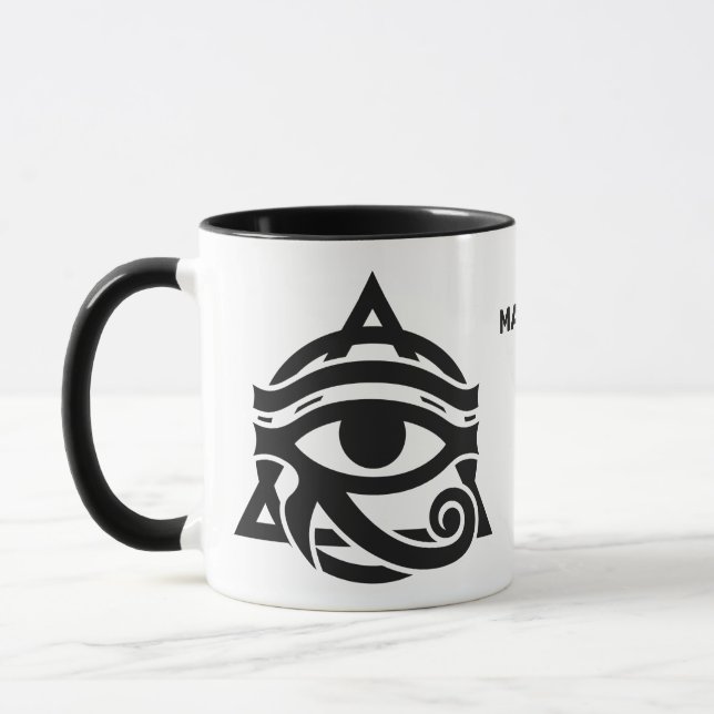 Horusauge individuelle Name Tasse (Links)