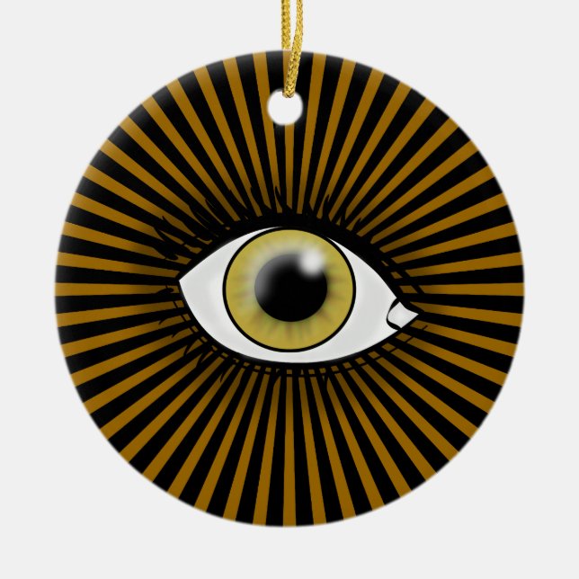 Horusauge Keramikornament (Vorne)