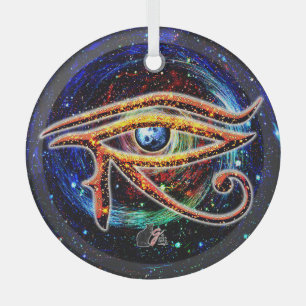 Horusauge Ornament Aus Glas