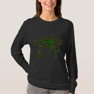 Horusauge umgekehrtes Mondaugen T-Shirt