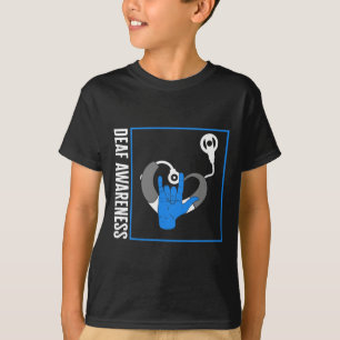 Hörverlust Aufklärungs Gehörlos Cochlea-Implantat T-Shirt