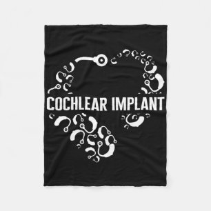 Hörverlust Aufklärungs Liebe Cochlea-Implantat Asl Fleecedecke