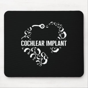 Hörverlust Aufklärungs Liebe Cochlea-Implantat ASL Mousepad