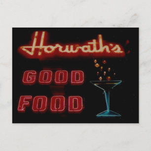 Horwaths, Elmwood Pk. Il. Carte postale Neon vinta