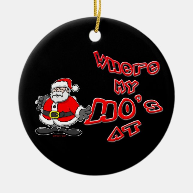 Hos an der Verzierung Keramik Ornament (Vorne)