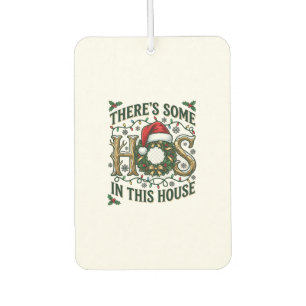 Hos Haus Weihnachtskranz Weihnachtsmann Hut Lichte Autolufterfrischer