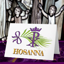 HOSANNA Palm Sunday Karte