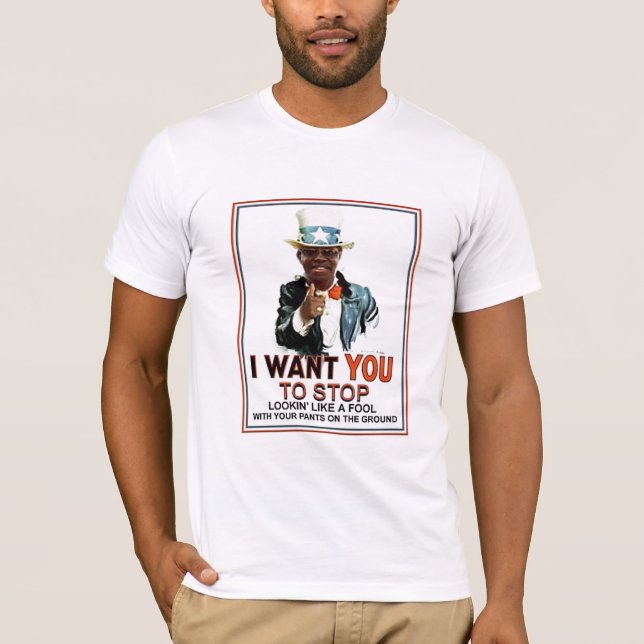 Hosen aus den Grund T-Shirt (Vorderseite)
