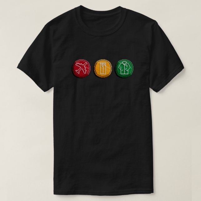 Hosenjacke ausziehen T-Shirt (Design vorne)