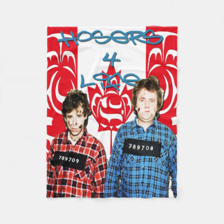 Hosers 4 Life - Bob und Doug McKenzie Blanket Fleecedecke