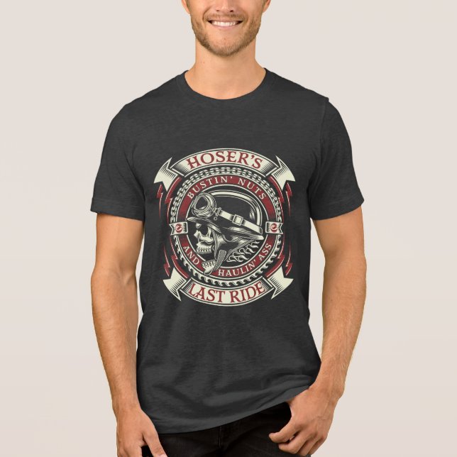 Hoser's letzter Zug Tri-Blend Shirt (Vorderseite)