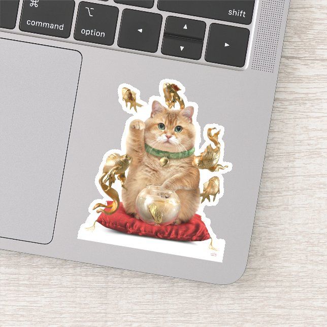Hosico Maneki-neko Aufkleber (Detail)
