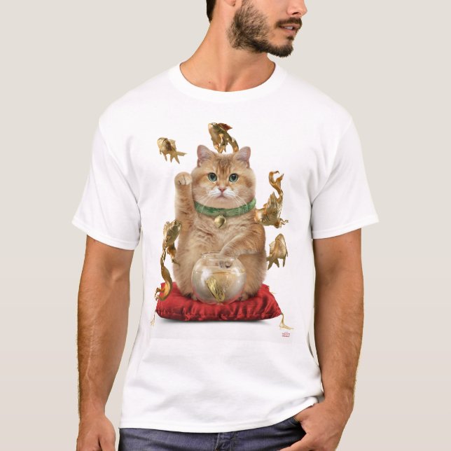 Hosico Maneki-neko T-Shirt (Vorderseite)