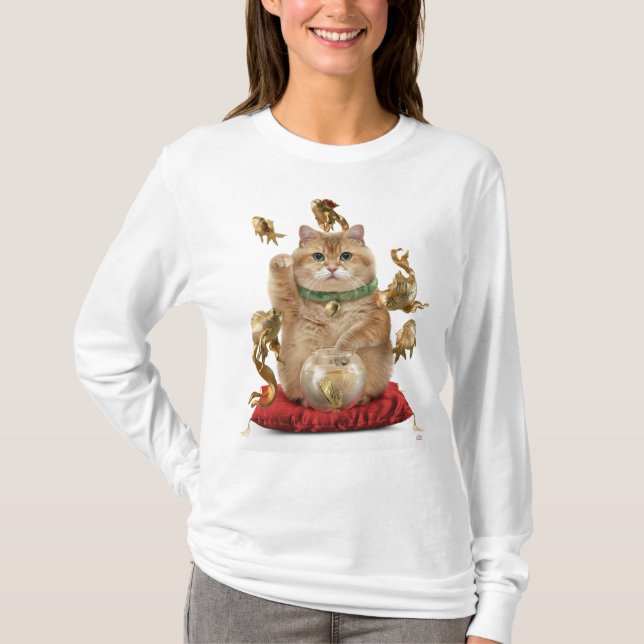 Hosico Maneki-neko T-Shirt (Vorderseite)