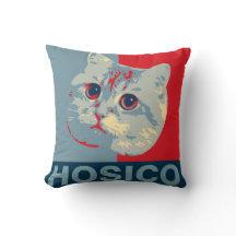 Hosico - Red Blue Illustration