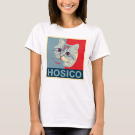 Hosico - Red Blue Illustration T-Shirt