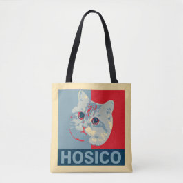 Hosico - Red Blue Illustration Tasche