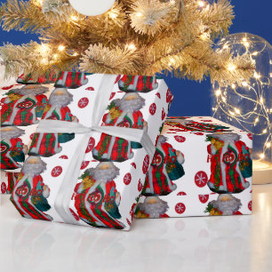 Hospho Happy Santa Merry Weihnachten Glückwunsch U Geschenkpapier