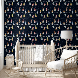 Hospho Weihnachtsgnomies Holiday Kids Room Tapete
