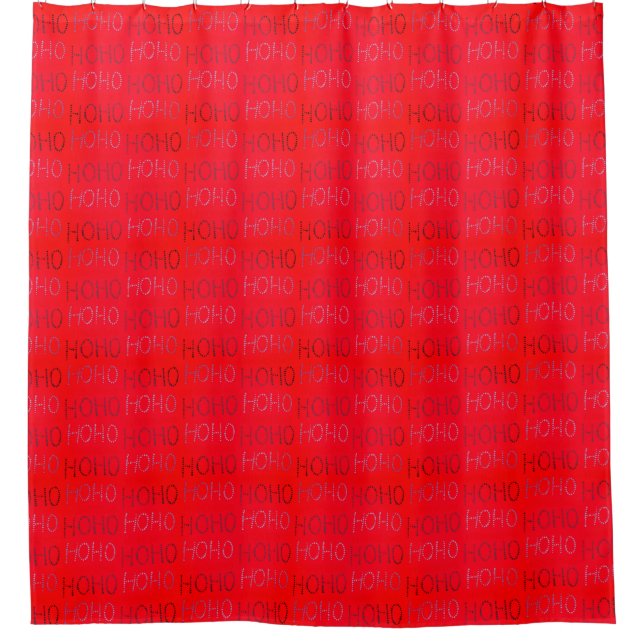 Hospho Weihnachtsgrün Wrapping Paper Duschvorhang (Vorderseite)