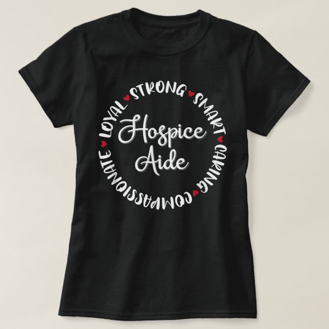Hospice Aide s Nurses Nursing Abschluss Medical L T-Shirt (Design vorne)