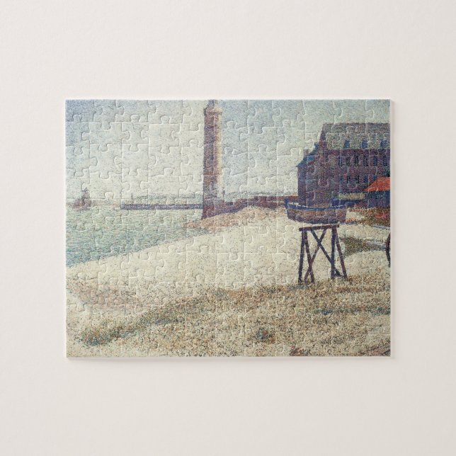 Hospice and Lighthouse, Honfleur von Georges Seura (Horizontal)