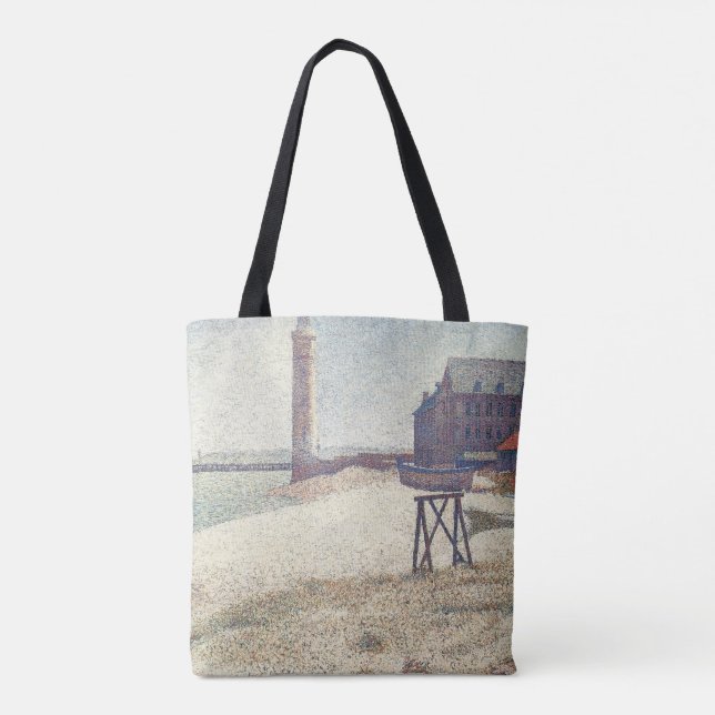 Hospice and Lighthouse, Honfleur von Georges Seura Tasche (Rückseite)