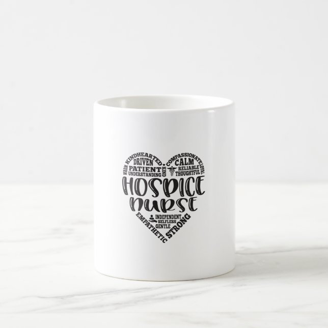 Hospice, Krankenschwester, rn cna Kaffeetasse (Mittel)