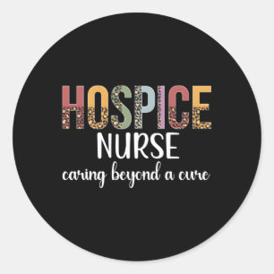 Hospice Nurse Appreciation Palliative Nurse Hospic Runder Aufkleber