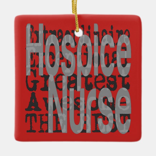 Hospice Nurse Extraordinaire Keramikornament (Vorderseite)