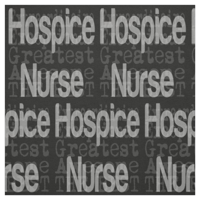 Hospice Nurse Extraordinaire Stoff (Muster)