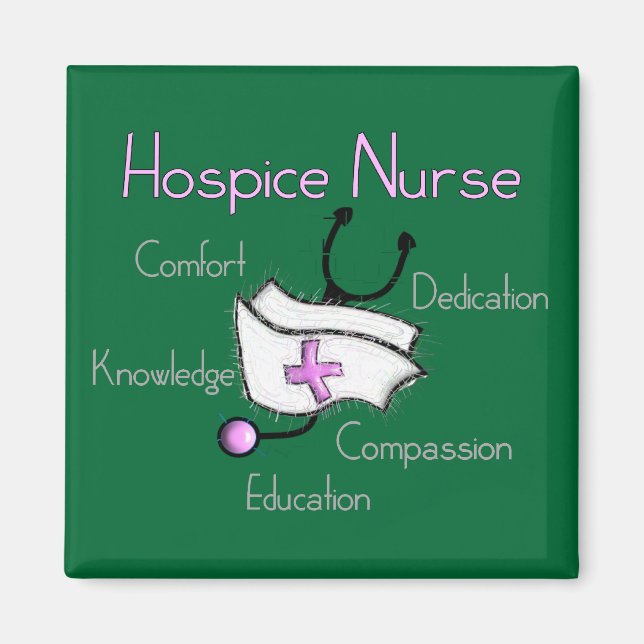 Hospice Nurse Geschenke Magnet (Vorne)