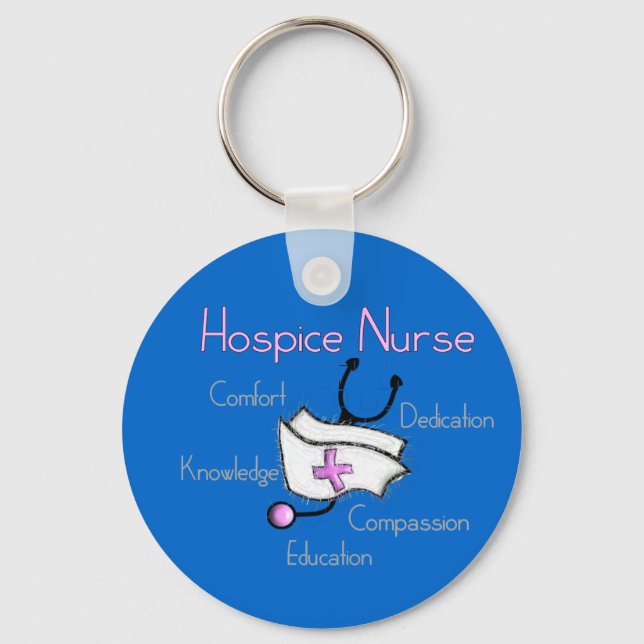 Hospice Nurse Geschenke Schlüsselanhänger (Vorderseite)