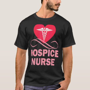 Hospice Nurse Liebe Herzdrucken Niedliche Idee T-Shirt